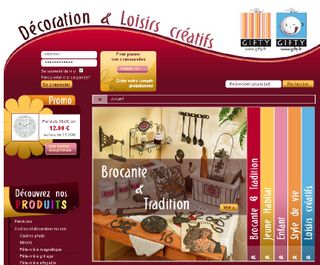 Gifty-site-e-commerce-page-accueil-art-decoratif-orleans-france