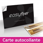 carte autocollante sticky predecoupe